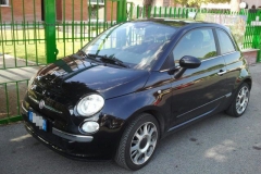 Fiat 500 nera 3 porte
